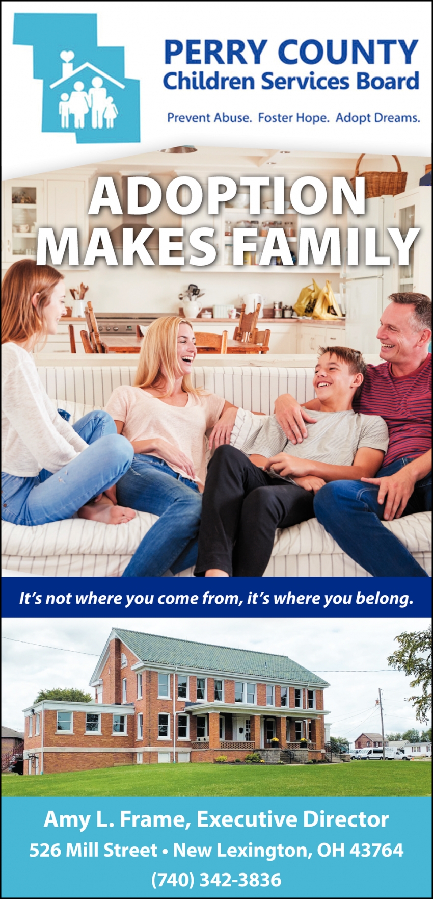 Adoption Makes Family, Perry County Children Services Board