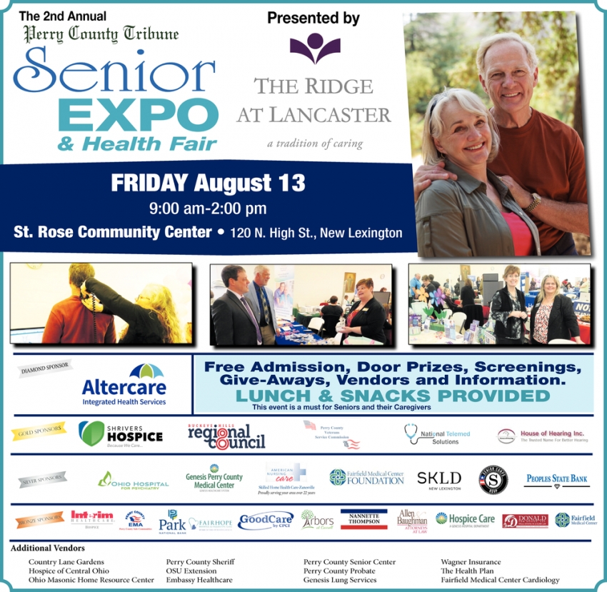 2nd Annual Perry County Tribune Senior Expo & Health Fair, 2nd Annual Perry County Tribune